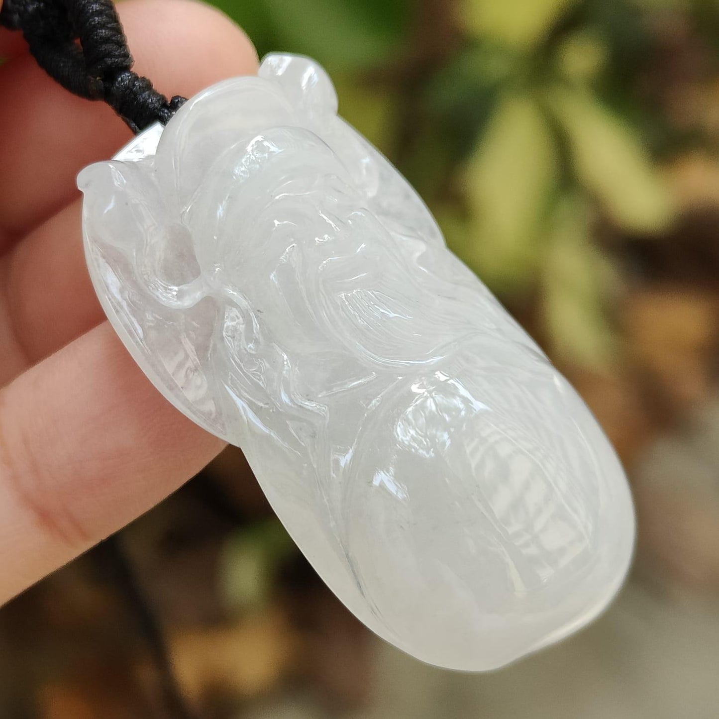 Fiscal Feng Shui" Wealth God Pendant (Sku: pendant417) Yi Pin Qian Jadeites Jade Jewelry ~Your Precious Quintessential ~ Singapore