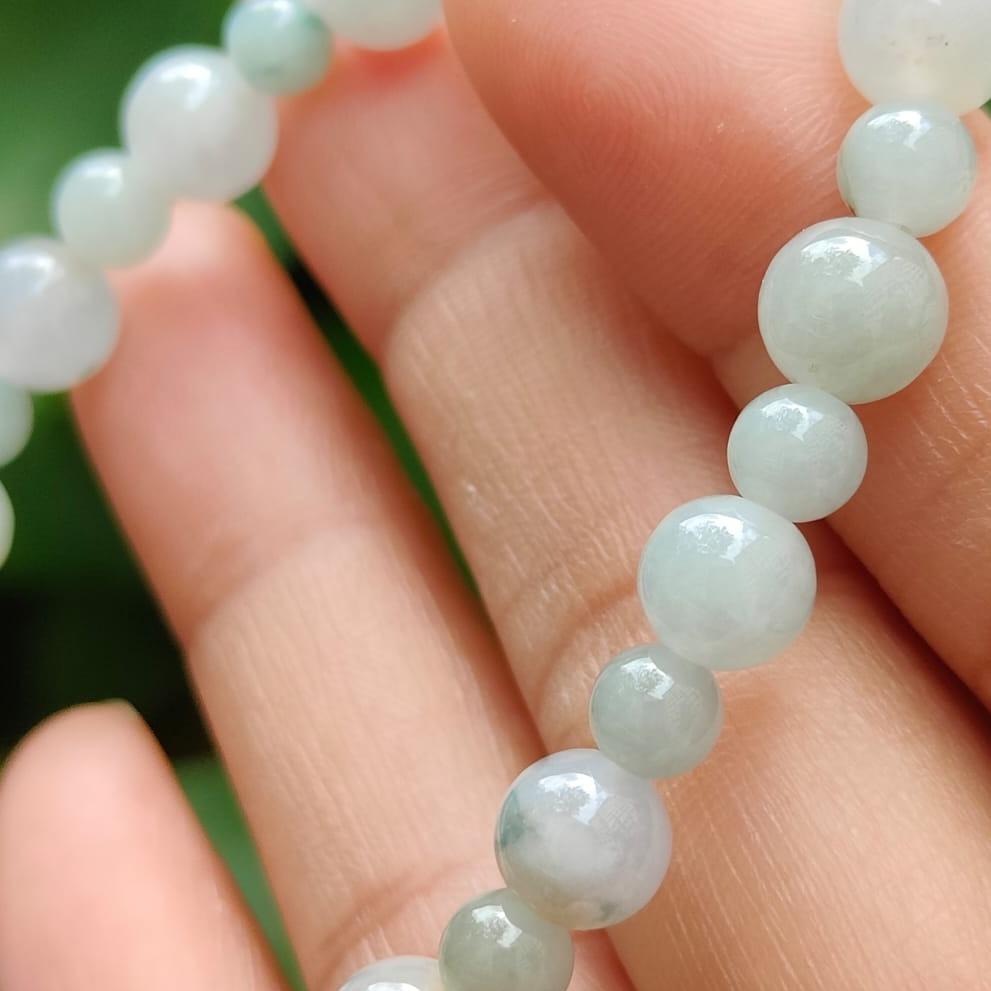 Harmony Bead Bracelet โ Five Elements in Natural Jadeite (94% Perfection, HJ2401055864 Sku: bracelet45) Yi Pin Qian Jadeites Jade Jewelry ~Your Precious Quintessential ~ Singapore