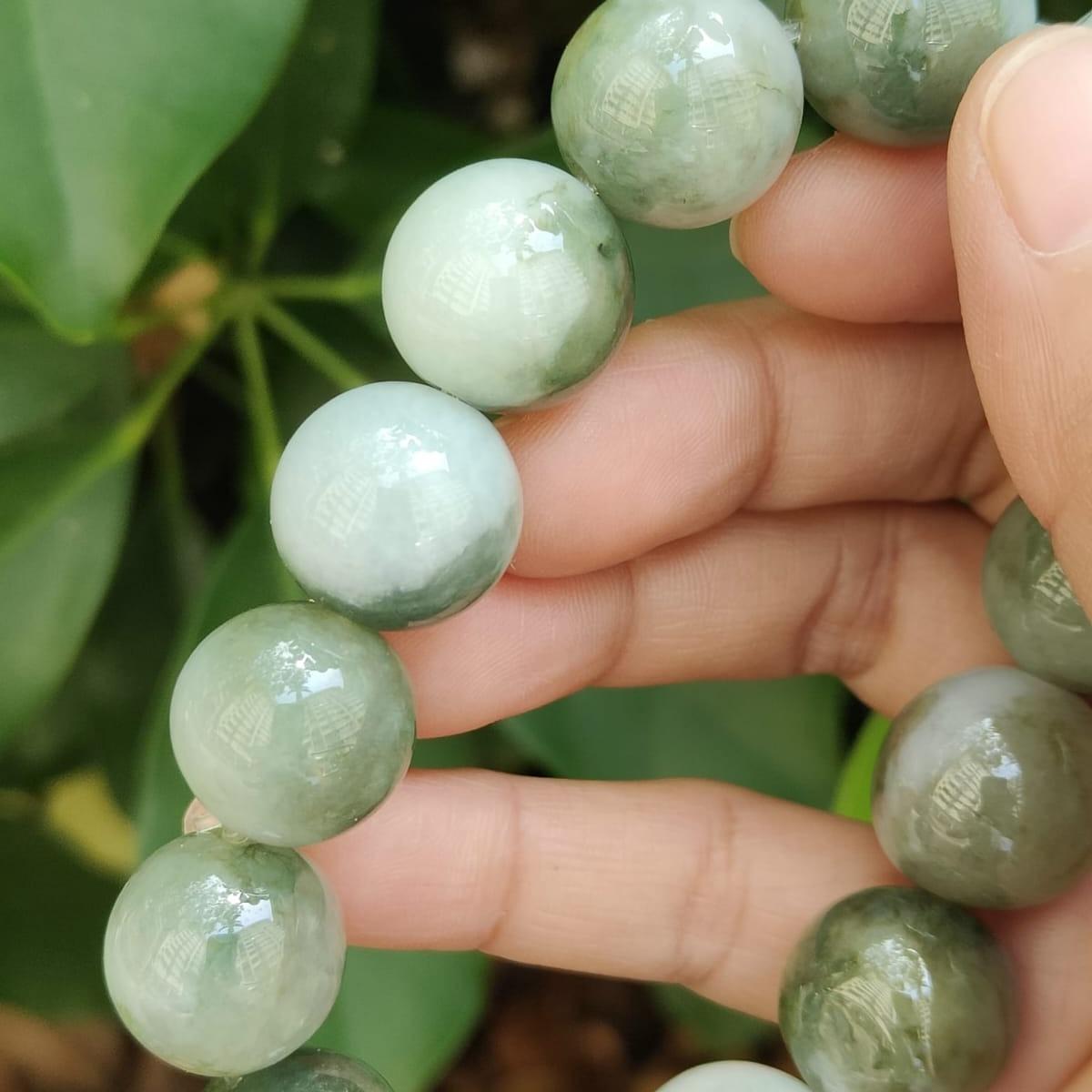 Earth & Water Harmony Bracelet - Natural Jadeite Jewelry (Sku: bracelet50) Yi Pin Qian Jadeites Jade Jewelry ~Your Precious Quintessential ~ Singapore