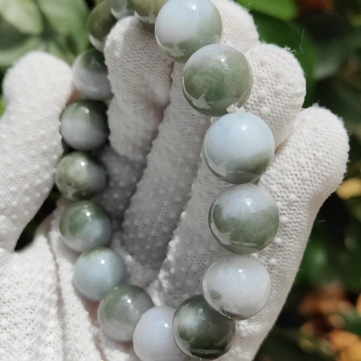 Earth Element Jade Bracelet 🪨- Grounded Serenity (Sku: bracelet53) Yi Pin Qian Jadeites Jade Jewelry ~Your Precious Quintessential ~ Singapore