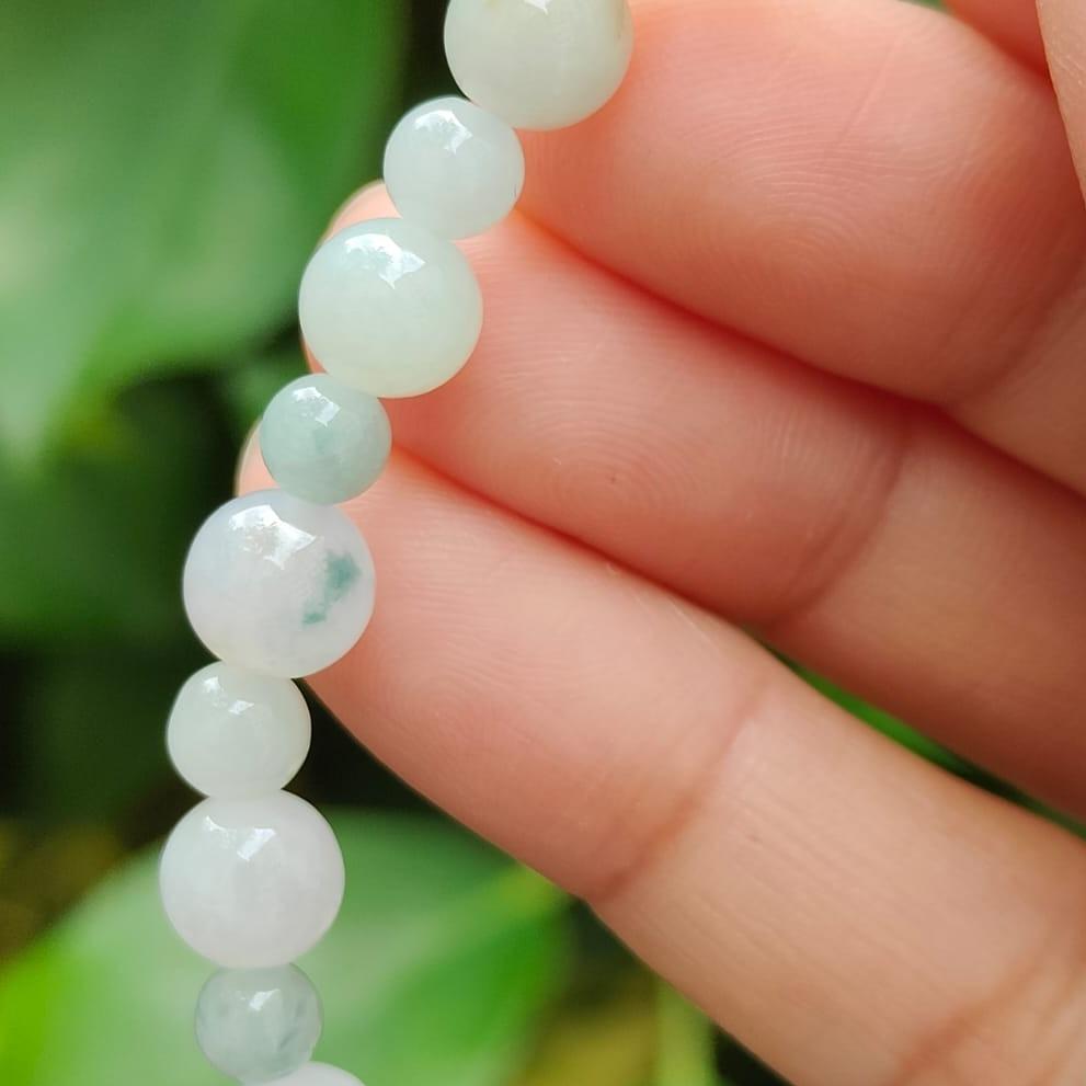Harmony Bead Bracelet โ Five Elements in Natural Jadeite (94% Perfection, HJ2401055864 Sku: bracelet45) Yi Pin Qian Jadeites Jade Jewelry ~Your Precious Quintessential ~ Singapore