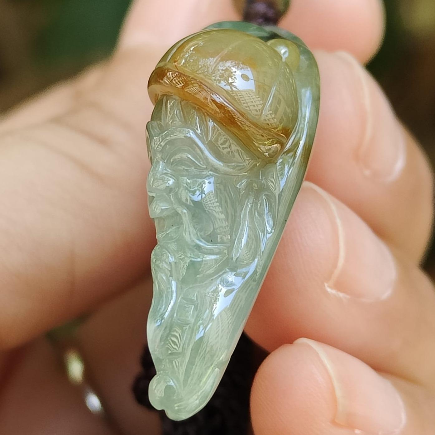 Earth Element Jade Guardian 🪨- Financial Harmony (Sku: pendant433) Yi Pin Qian Jadeites Jade Jewelry ~Your Precious Quintessential ~ Singapore