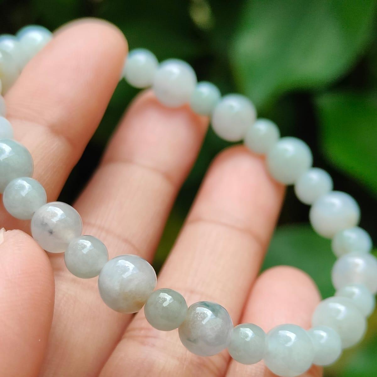 Harmony Bead Bracelet โ Five Elements in Natural Jadeite (94% Perfection, HJ2401055864 Sku: bracelet45) Yi Pin Qian Jadeites Jade Jewelry ~Your Precious Quintessential ~ Singapore
