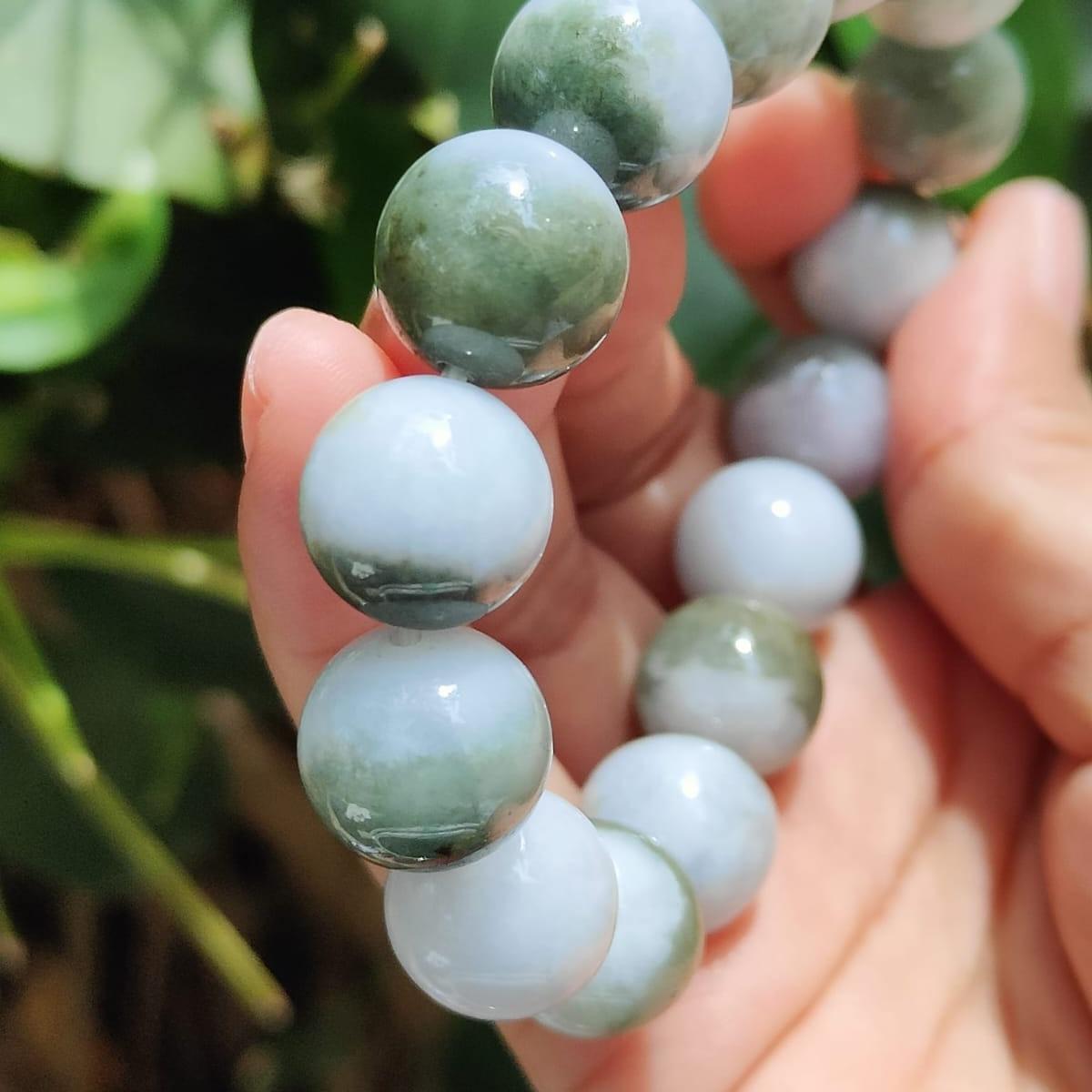Earth Element Jade Bracelet 🪨- Grounded Serenity (Sku: bracelet53) Yi Pin Qian Jadeites Jade Jewelry ~Your Precious Quintessential ~ Singapore