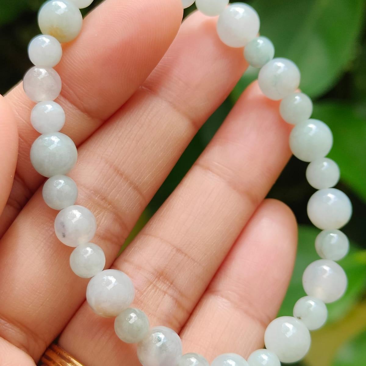 Harmony Bead Bracelet โ Five Elements in Natural Jadeite (94% Perfection, HJ2401055864 Sku: bracelet45) Yi Pin Qian Jadeites Jade Jewelry ~Your Precious Quintessential ~ Singapore