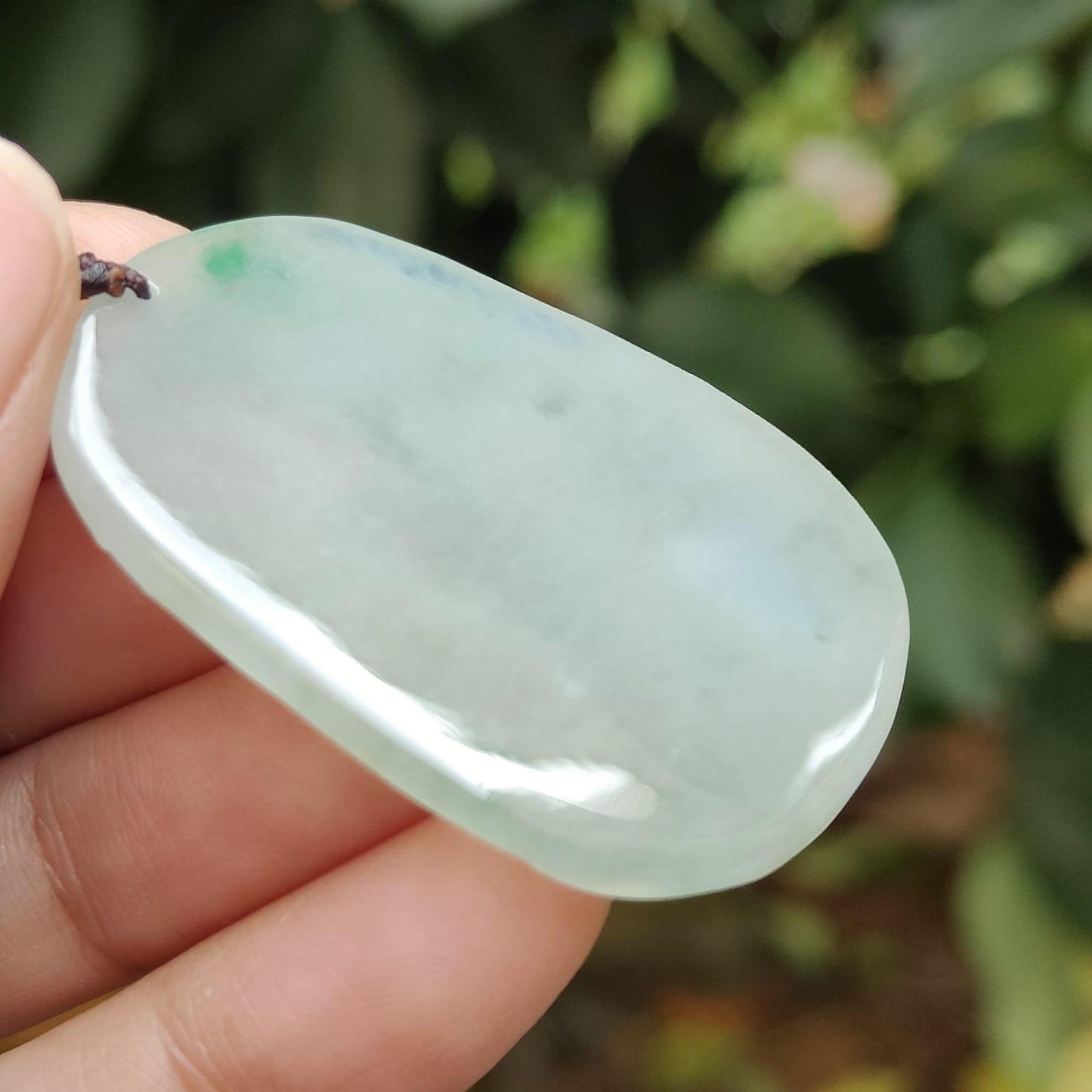 Crafted with pair of fish on Natural Type A Jadeite Jade as pendant certificate weighs 13.22 grams, measurement 42.8 * 30.3 * 5.2 mm (pendant343) Yi Pin Qian Jadeites Jade Jewelry ~Your Precious Quintessential ~ Singapore