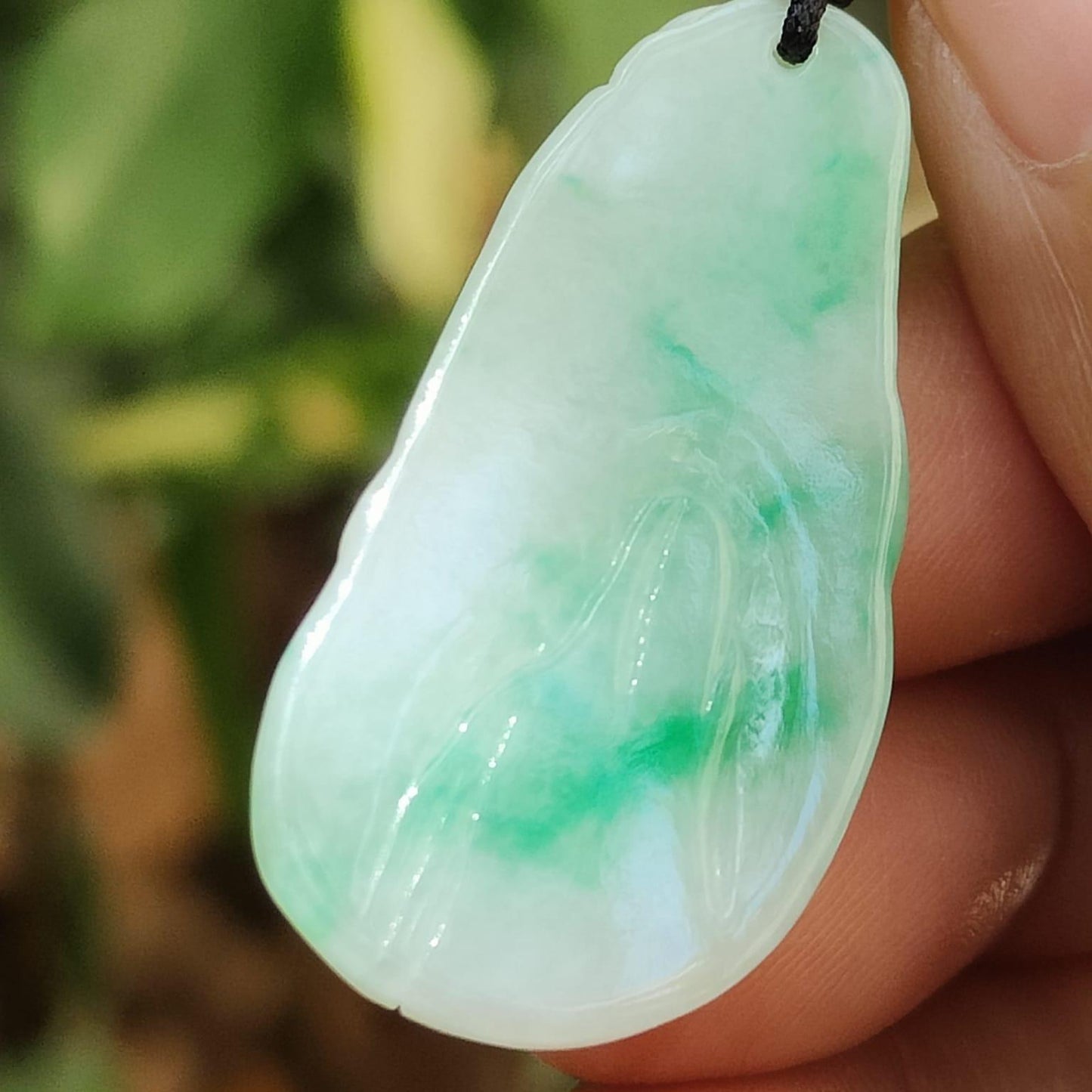 Dragon of the Depths Jadeite Pendant – Five Elements Energy, Certified Legacy Piece (Sku: pendant404) Yi Pin Qian Jadeites Jade Jewelry ~Your Precious Quintessential ~ Singapore