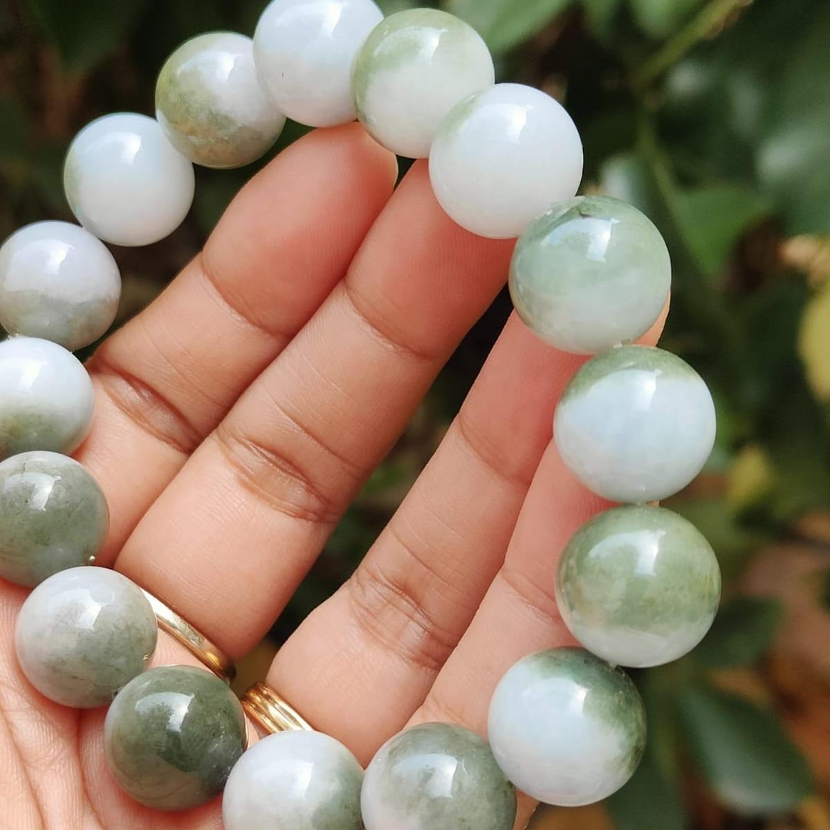 Earth Element Jade Bracelet 🪨- Grounded Serenity (Sku: bracelet53) Yi Pin Qian Jadeites Jade Jewelry ~Your Precious Quintessential ~ Singapore