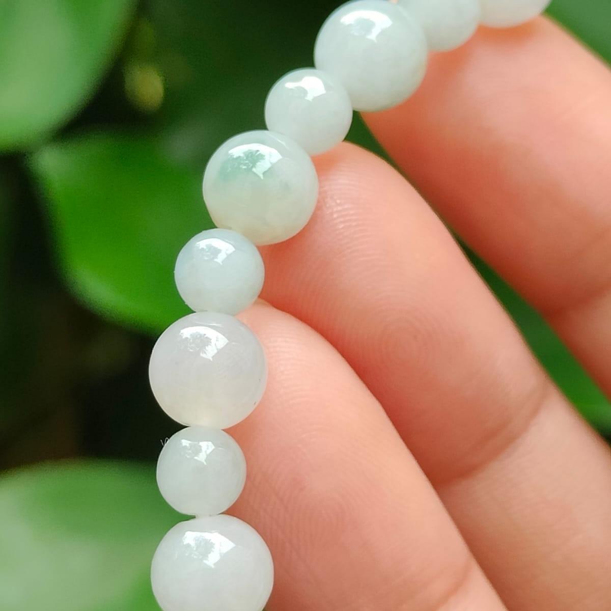Harmony Bead Bracelet โ Five Elements in Natural Jadeite (94% Perfection, HJ2401055864 Sku: bracelet45) Yi Pin Qian Jadeites Jade Jewelry ~Your Precious Quintessential ~ Singapore