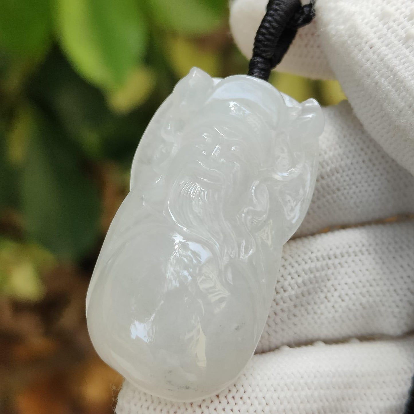 Fiscal Feng Shui" Wealth God Pendant (Sku: pendant417) Yi Pin Qian Jadeites Jade Jewelry ~Your Precious Quintessential ~ Singapore