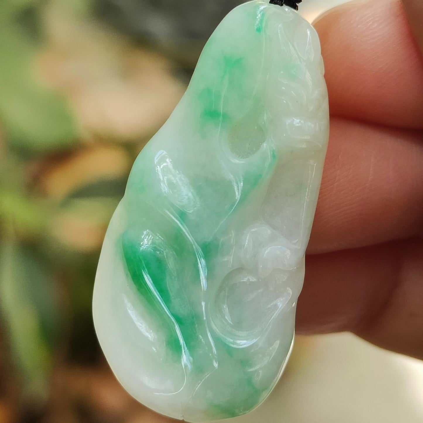 Dragon of the Depths Jadeite Pendant – Five Elements Energy, Certified Legacy Piece (Sku: pendant404) Yi Pin Qian Jadeites Jade Jewelry ~Your Precious Quintessential ~ Singapore