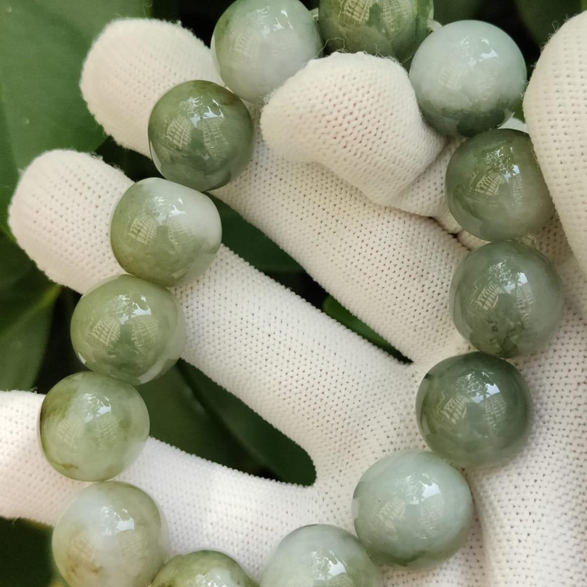Earth & Water Harmony Bracelet - Natural Jadeite Jewelry (Sku: bracelet50) Yi Pin Qian Jadeites Jade Jewelry ~Your Precious Quintessential ~ Singapore
