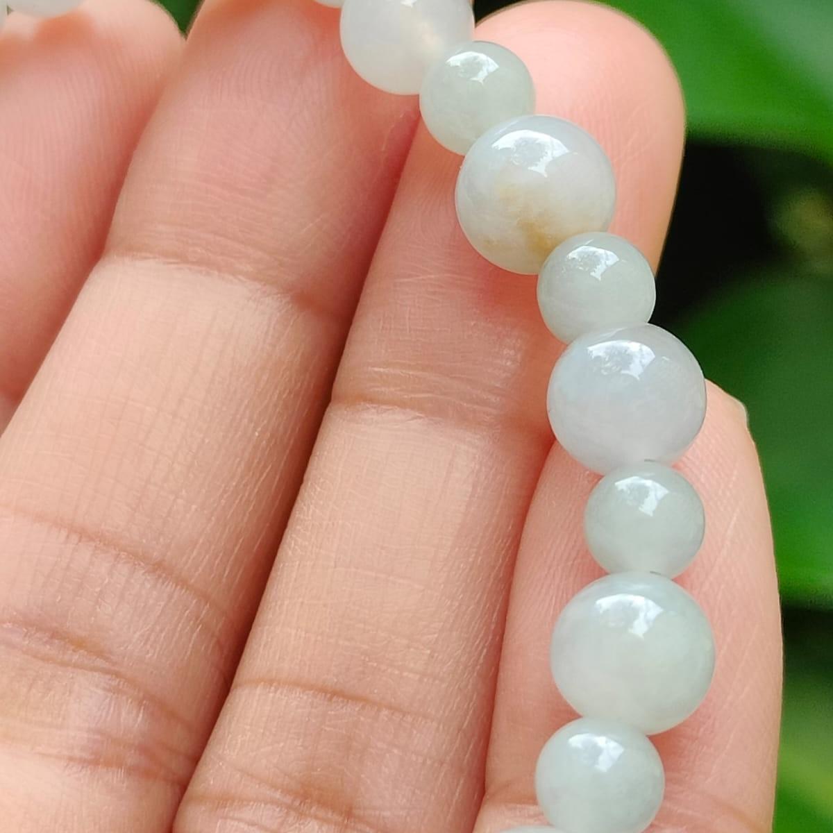 Harmony Bead Bracelet โ Five Elements in Natural Jadeite (94% Perfection, HJ2401055864 Sku: bracelet45) Yi Pin Qian Jadeites Jade Jewelry ~Your Precious Quintessential ~ Singapore