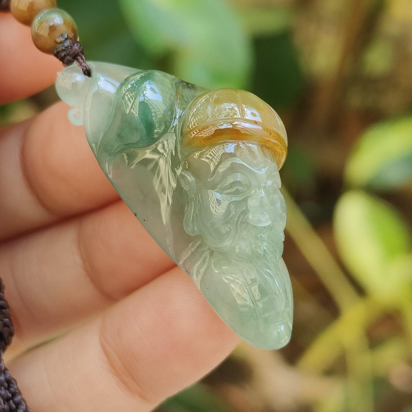 Earth Element Jade Guardian 🪨- Financial Harmony (Sku: pendant433) Yi Pin Qian Jadeites Jade Jewelry ~Your Precious Quintessential ~ Singapore