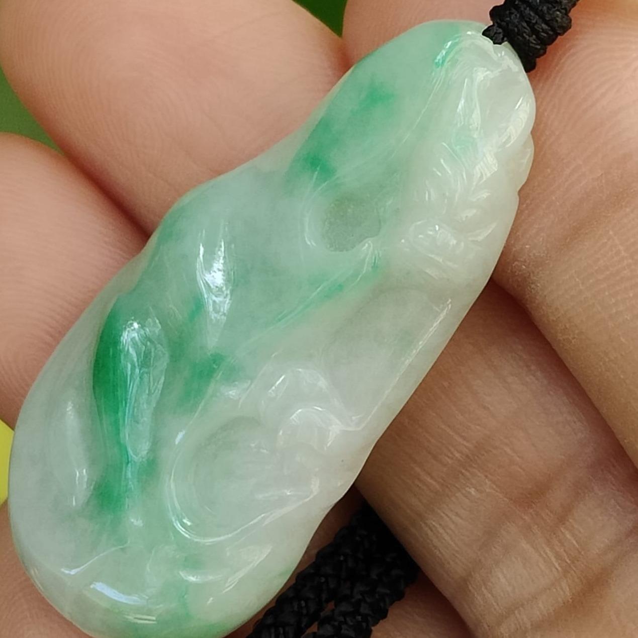 Dragon of the Depths Jadeite Pendant – Five Elements Energy, Certified Legacy Piece (Sku: pendant404) Yi Pin Qian Jadeites Jade Jewelry ~Your Precious Quintessential ~ Singapore