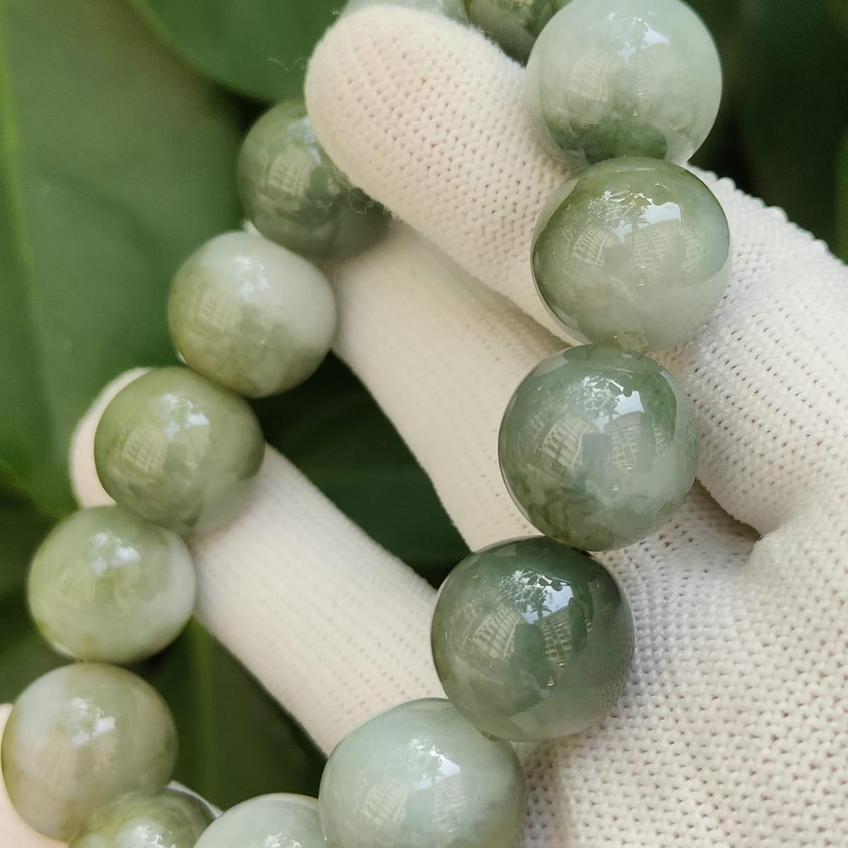 Earth & Water Harmony Bracelet - Natural Jadeite Jewelry (Sku: bracelet50) Yi Pin Qian Jadeites Jade Jewelry ~Your Precious Quintessential ~ Singapore
