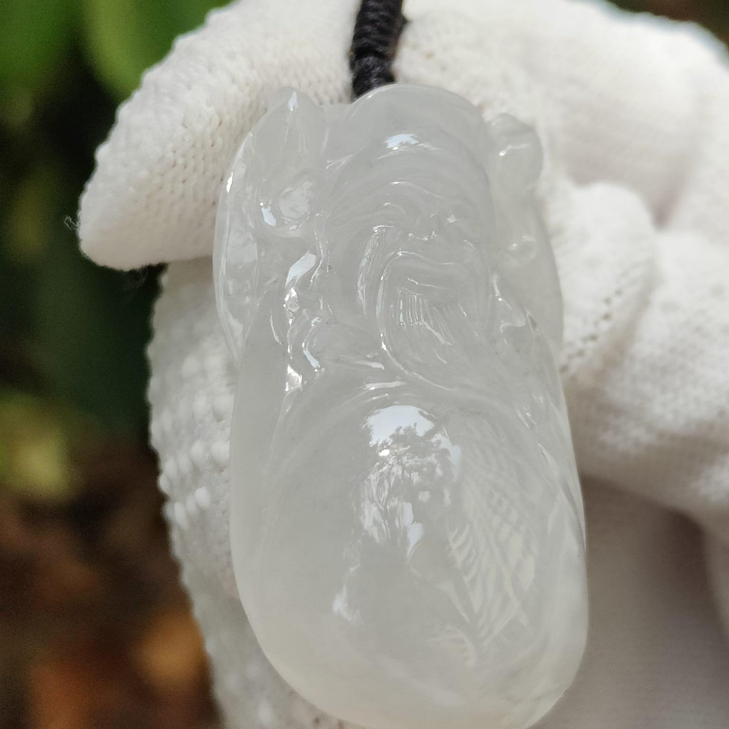 Fiscal Feng Shui" Wealth God Pendant (Sku: pendant417) Yi Pin Qian Jadeites Jade Jewelry ~Your Precious Quintessential ~ Singapore