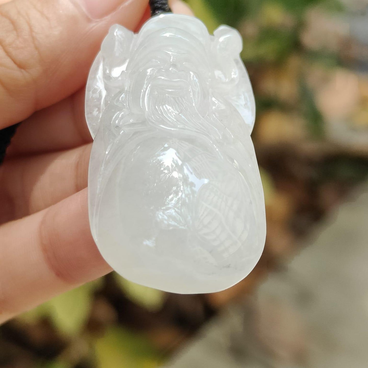 Fiscal Feng Shui" Wealth God Pendant (Sku: pendant417) Yi Pin Qian Jadeites Jade Jewelry ~Your Precious Quintessential ~ Singapore
