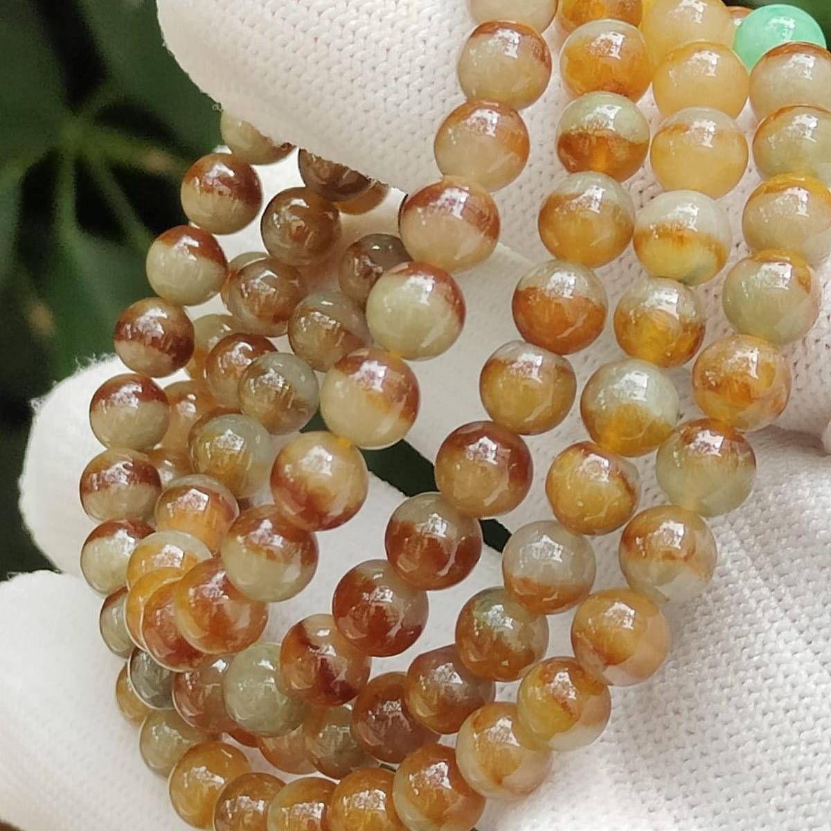 Earth Element Jadeite Galaxy 🪨- Natural Type A Necklace - Wealth Vortex (Sku: bracelet54) Yi Pin Qian Jadeites Jade Jewelry ~Your Precious Quintessential ~ Singapore