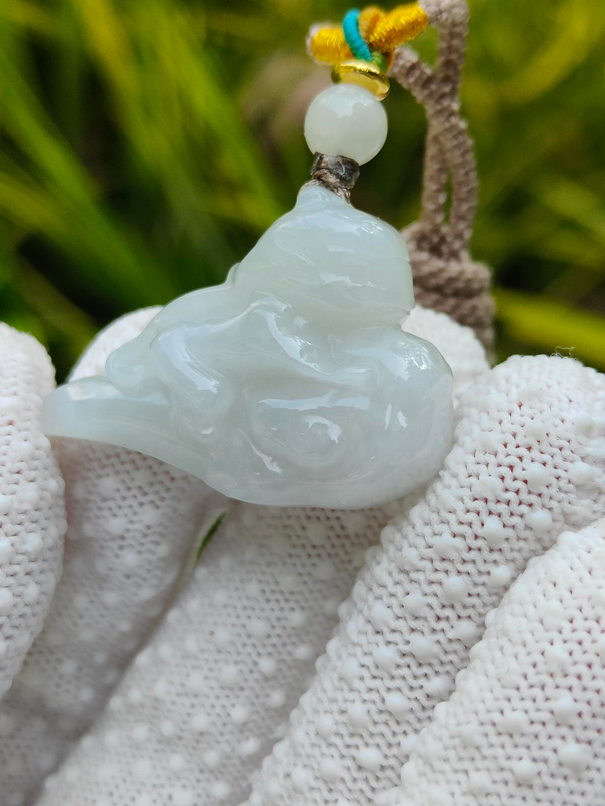 Natural Type A Jadeite Jade Sun Wukong Pendant (14.04g) - SKU: Pendant2605 Yi Pin Qian - Singapore Jade Shop