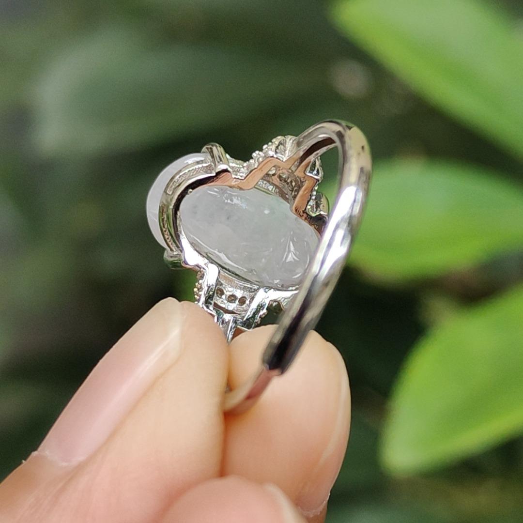 Crafted as Pixiu on Lavender with Green Natural Type A Jadeite Jade set on S925 as adjustable Ring certificate weighs 2.65 grams, measurement 14 * 6.7 * 5.4 mm (s925ring28) Yi Pin Qian Jadeites Jade Jewelry ~Your Precious Quintessential ~ Singapore