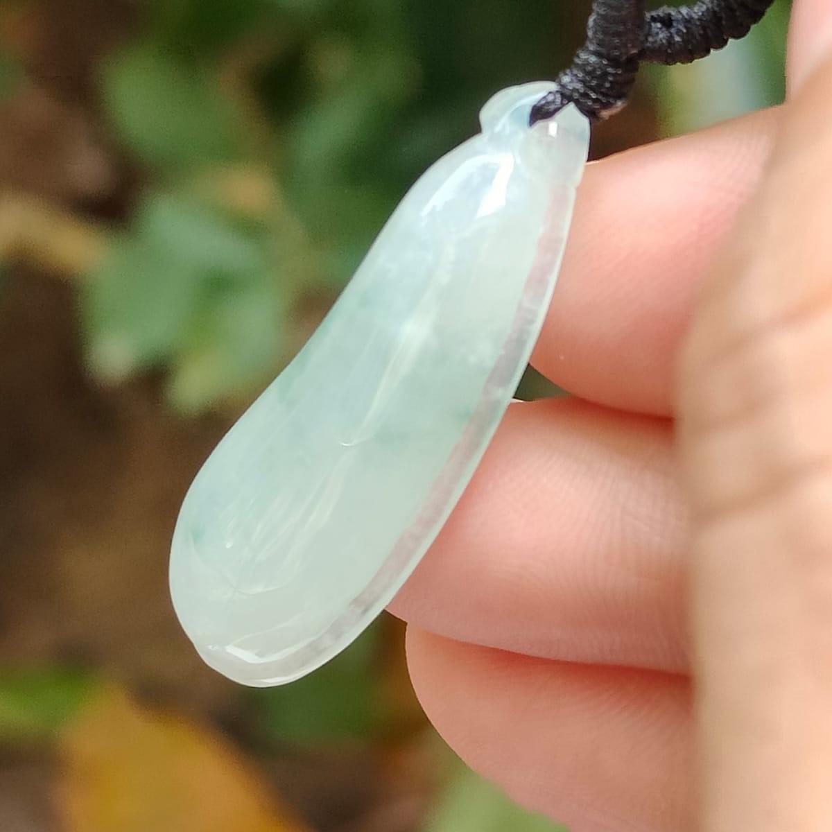 Water Essence Jade Pendant 💧- Fluid Prosperity (Sku: pendant432) Yi Pin Qian Jadeites Jade Jewelry ~Your Precious Quintessential ~ Singapore