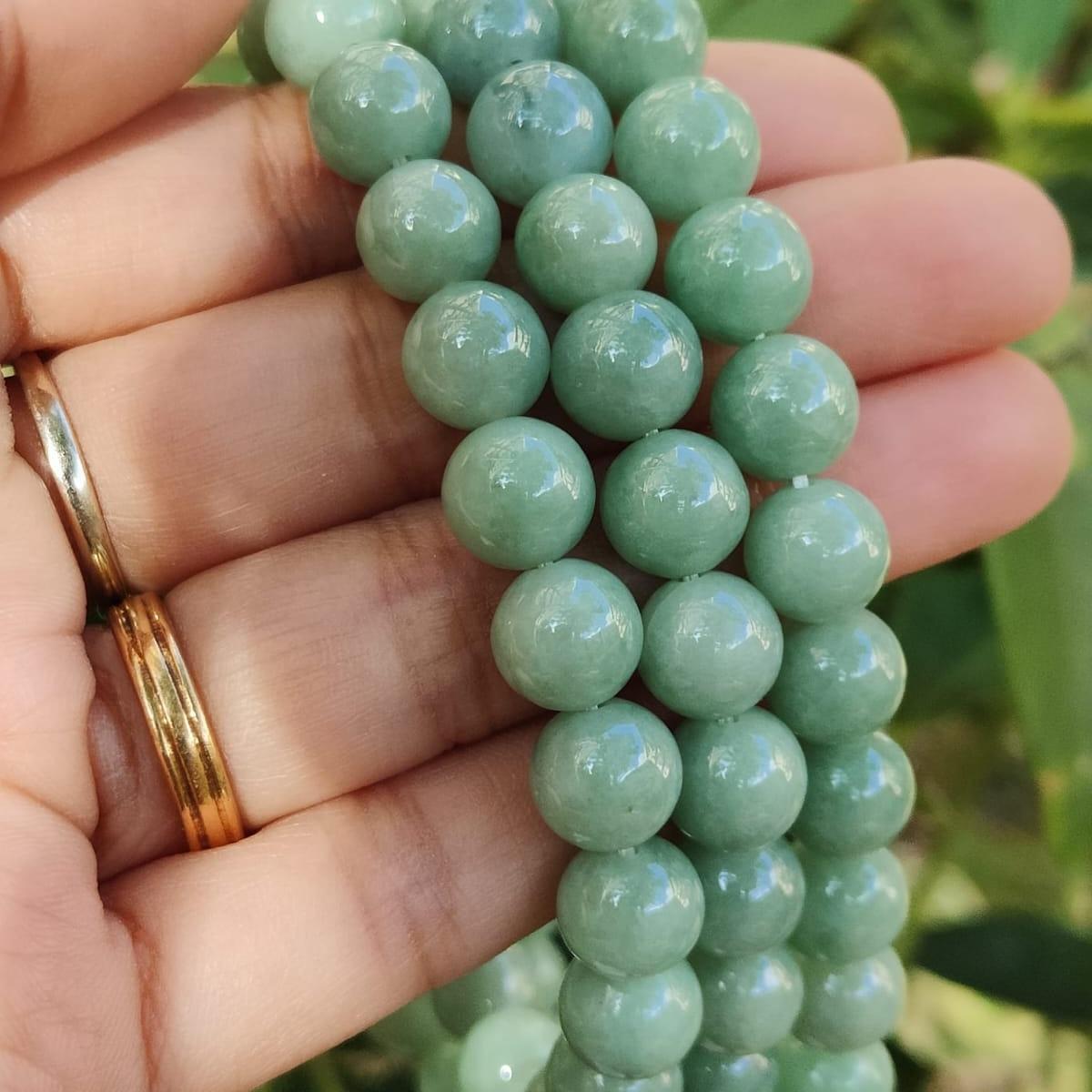 Wood Element Natural Jade Necklace 🌱- Balancing Energy Beads (Sku: bracelet52) Yi Pin Qian Jadeites Jade Jewelry ~Your Precious Quintessential ~ Singapore