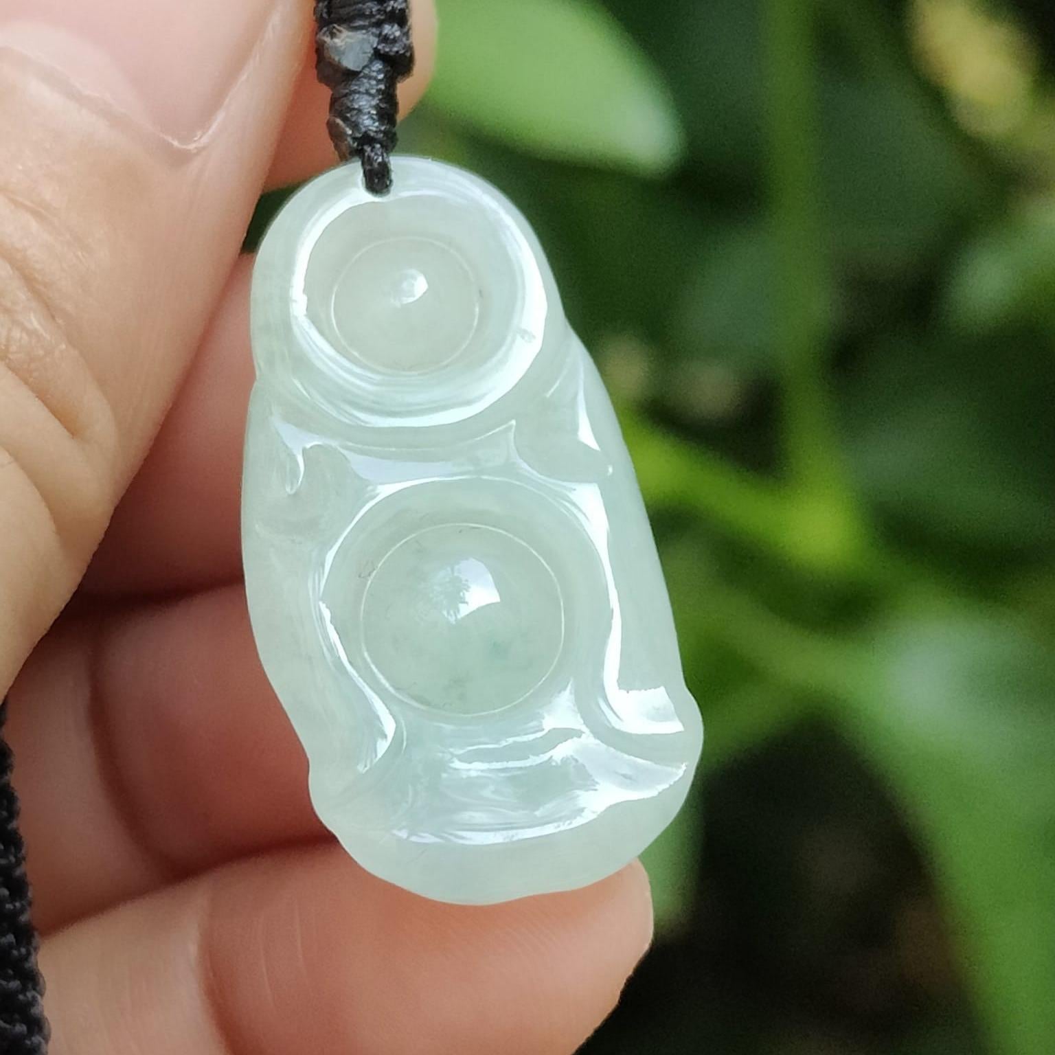 Wood Energy Buddha Pendant 🌱- Laughing Harmony (Sku: pendant431) Yi Pin Qian Jadeites Jade Jewelry ~Your Precious Quintessential ~ Singapore