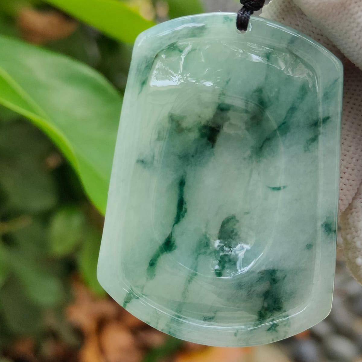 Hydraulic Sovereign Pixiu Talisman - Type A Natura Jadeite Pendant (Sku: pendant416) Yi Pin Qian Jadeites Jade Jewelry ~Your Precious Quintessential ~ Singapore