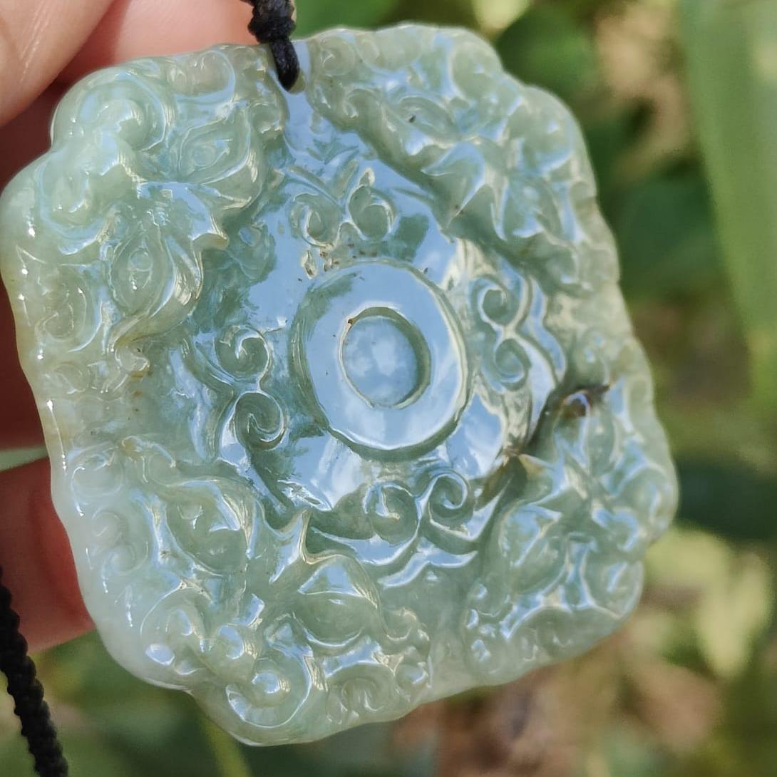🌋 Earth's Fury Forged Pendant - Primordial Energy Matrix (Sku: pendant427) Yi Pin Qian Jadeites Jade Jewelry ~Your Precious Quintessential ~ Singapore