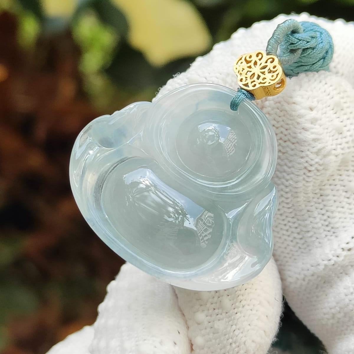 Water Essence Jade Buddha 💧- Financial Fluidity (Sku: pendant435) Yi Pin Qian Jadeites Jade Jewelry ~Your Precious Quintessential ~ Singapore