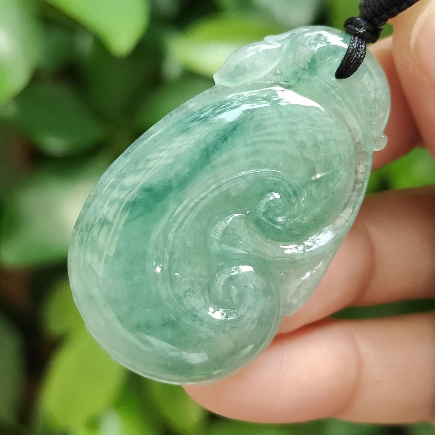 🍃 Jade Ruyi of Balanced Elements - Wood's Wisdom, Water's Flow (Sku: pendant426) Yi Pin Qian Jadeites Jade Jewelry ~Your Precious Quintessential ~ Singapore