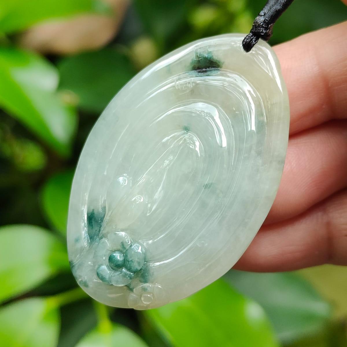 Jade Peacock Can Huat Ah! 🌱🔥 Natural Type A Jadeite Pendant | Zi Wei Dou Shu Luck (Sku: pendang447)