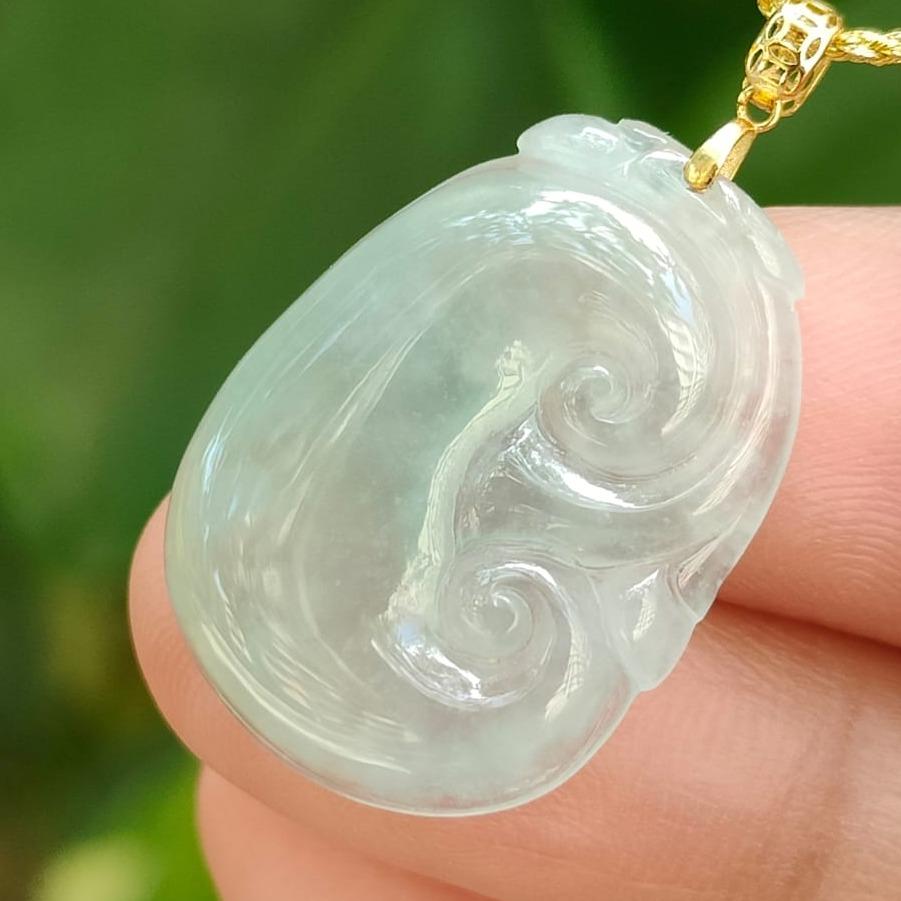 ⚡ Modern Alchemy Pendant - Feng Shui 3.0 for Urban Warriors ⚡(Sku: 18kp111) Yi Pin Qian Jadeites Jade Jewelry ~Your Precious Quintessential ~ Singapore