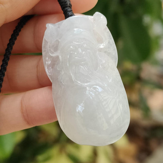 Fiscal Feng Shui" Wealth God Pendant (Sku: pendant417) Yi Pin Qian Jadeites Jade Jewelry ~Your Precious Quintessential ~ Singapore