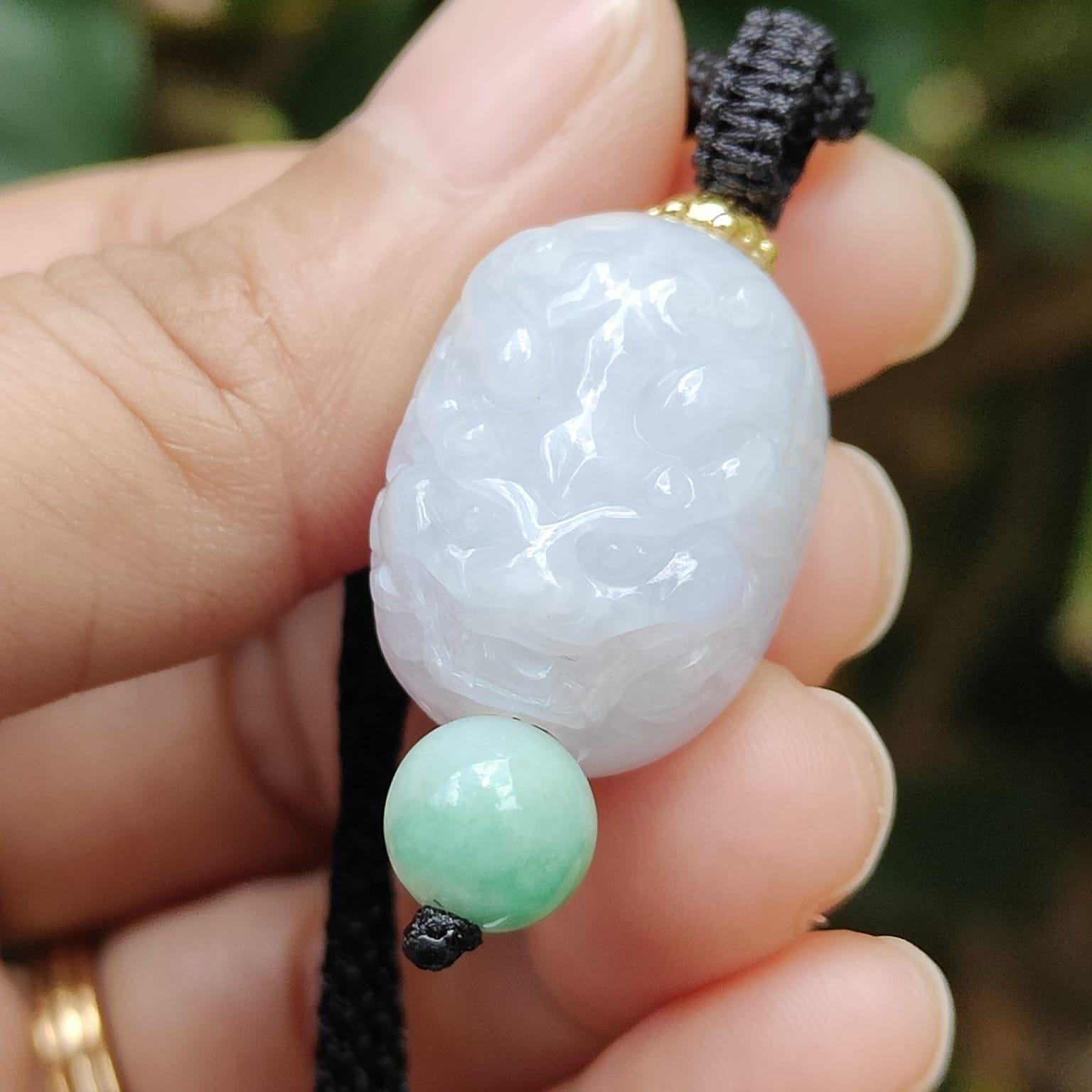Fire Spirit Natural Type A Jadeite Pendant 🔥 - Light of Ambition (Sku: pendant429) Yi Pin Qian Jadeites Jade Jewelry ~Your Precious Quintessential ~ Singapore
