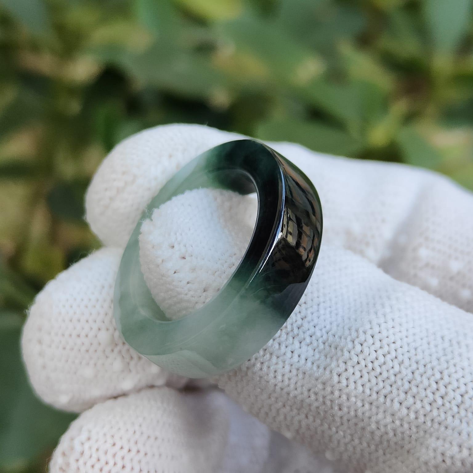🌊⛰ Depth Dancer Ring - Water's Strategy, Earth's Resolve (Sku: ring18) Yi Pin Qian Jadeites Jade Jewelry ~Your Precious Quintessential ~ Singapore