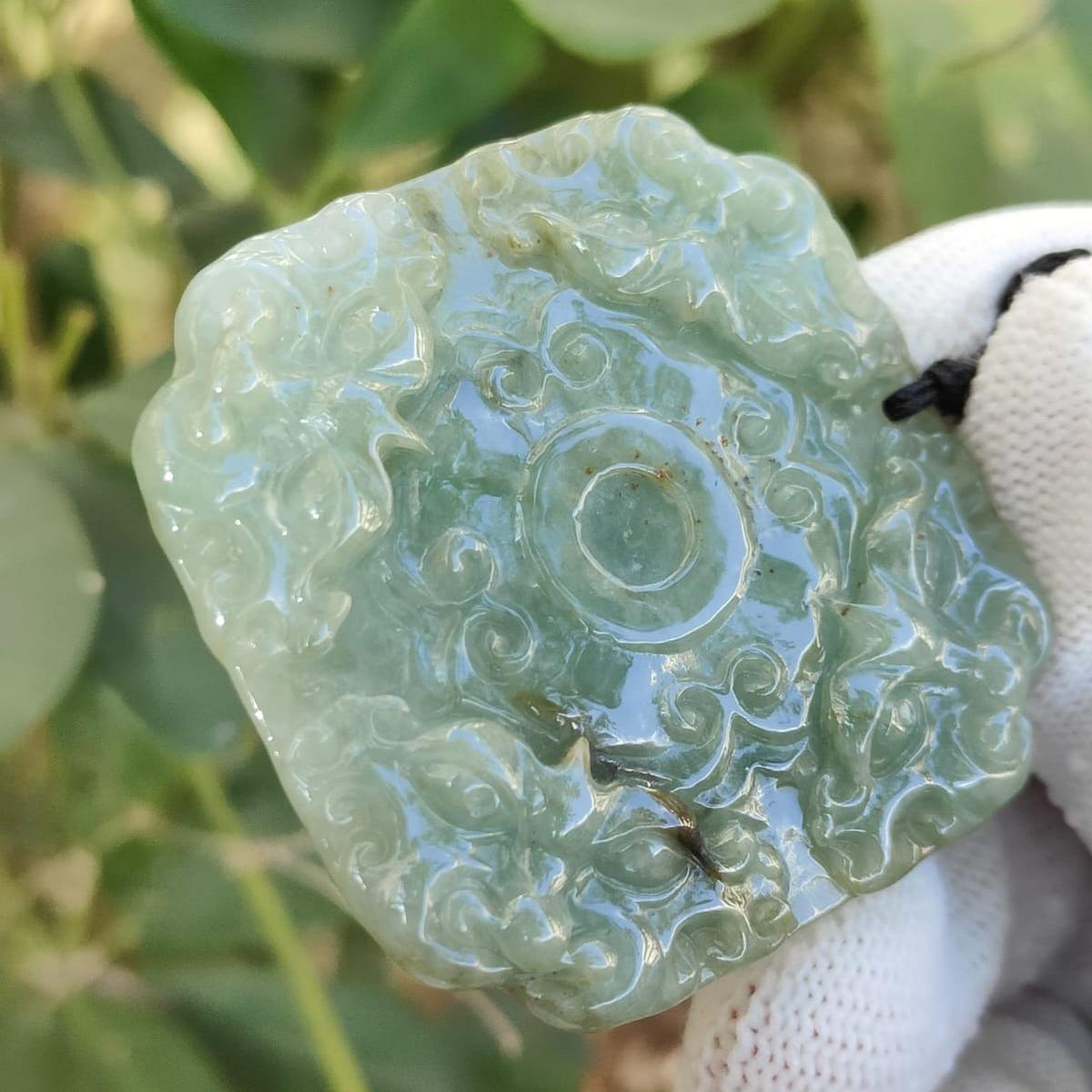 🌋 Earth's Fury Forged Pendant - Primordial Energy Matrix (Sku: pendant427) Yi Pin Qian Jadeites Jade Jewelry ~Your Precious Quintessential ~ Singapore