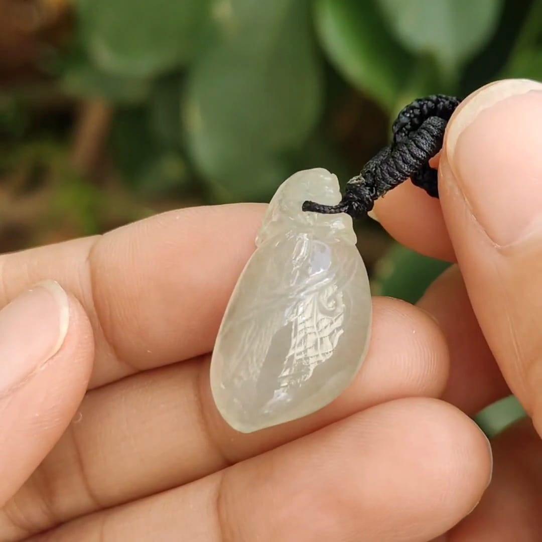 Natural Type A Jadeite Pendant: Three Legs Toad with Fugua (Sku: pendant430) Yi Pin Qian Jadeites Jade Jewelry ~Your Precious Quintessential ~ Singapore