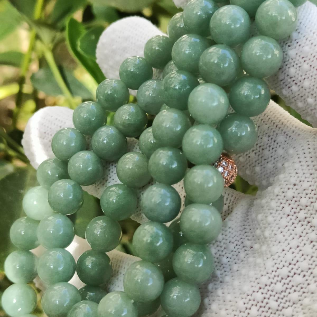 Wood Element Natural Jade Necklace 🌱- Balancing Energy Beads (Sku: bracelet52) Yi Pin Qian Jadeites Jade Jewelry ~Your Precious Quintessential ~ Singapore