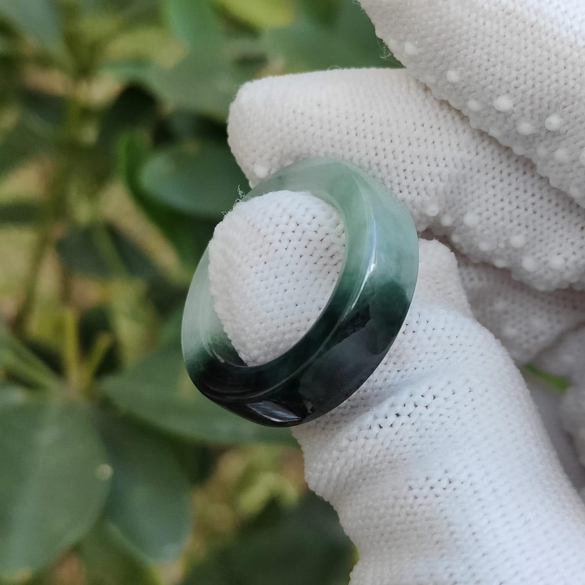 🌊⛰ Depth Dancer Ring - Water's Strategy, Earth's Resolve (Sku: ring18) Yi Pin Qian Jadeites Jade Jewelry ~Your Precious Quintessential ~ Singapore