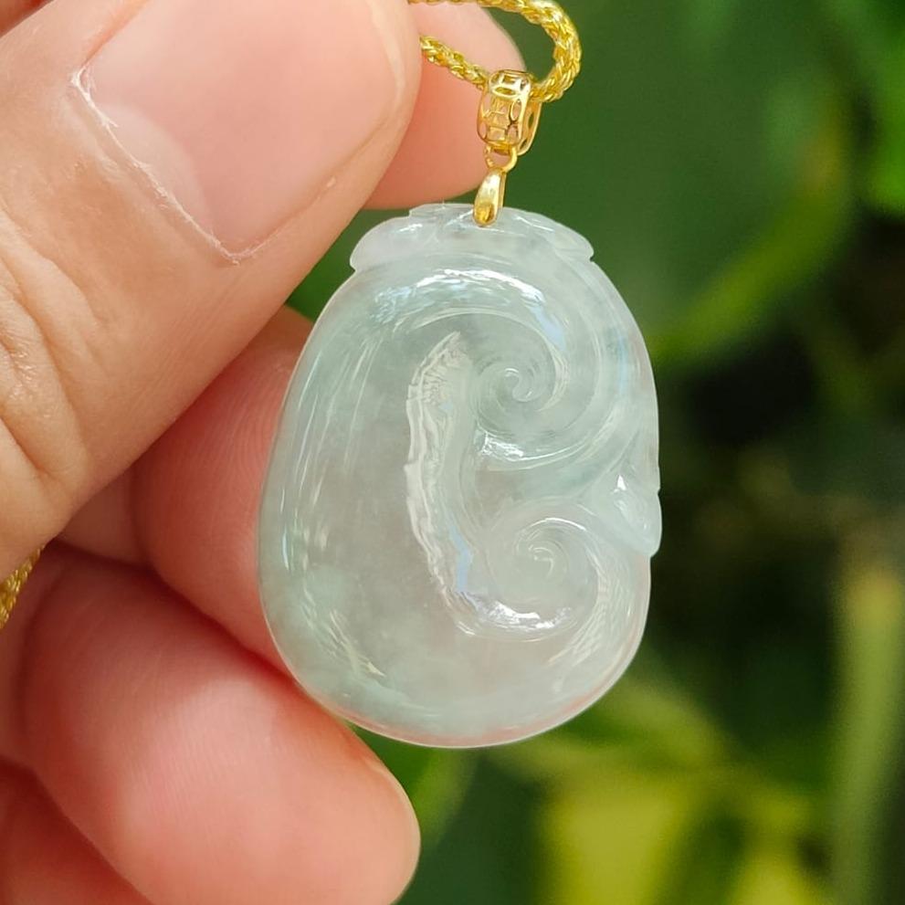 ⚡ Modern Alchemy Pendant - Feng Shui 3.0 for Urban Warriors ⚡(Sku: 18kp111) Yi Pin Qian Jadeites Jade Jewelry ~Your Precious Quintessential ~ Singapore