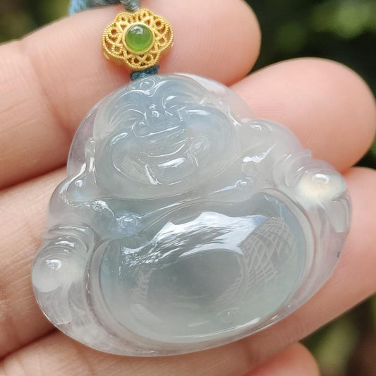 Water Essence Jade Buddha 💧- Financial Fluidity (Sku: pendant435) Yi Pin Qian Jadeites Jade Jewelry ~Your Precious Quintessential ~ Singapore