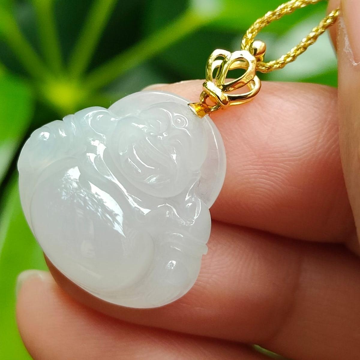 Urban Alchemist Jade Buddha Pendant (Sku: 18kp114) Yi Pin Qian Jadeites Jade Jewelry ~Your Precious Quintessential ~ Singapore