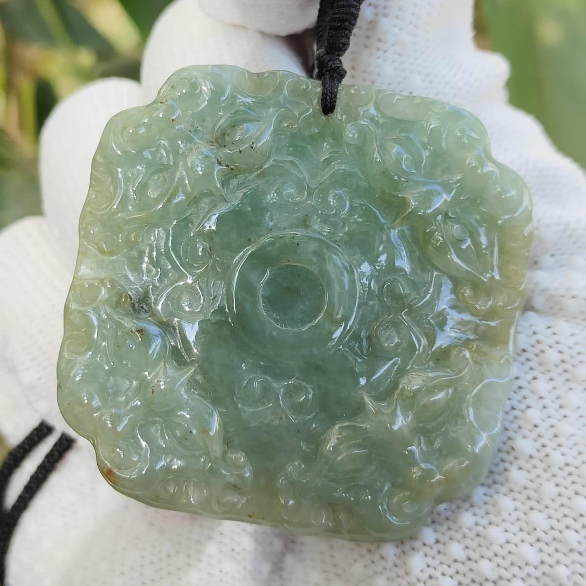 🌋 Earth's Fury Forged Pendant - Primordial Energy Matrix (Sku: pendant427) Yi Pin Qian Jadeites Jade Jewelry ~Your Precious Quintessential ~ Singapore