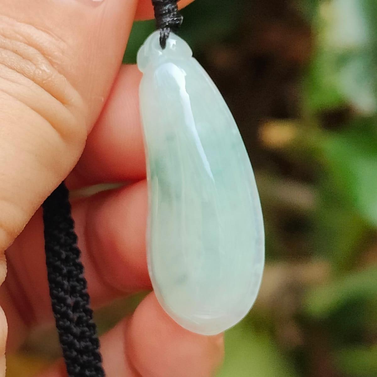 Water Essence Jade Pendant 💧- Fluid Prosperity (Sku: pendant432) Yi Pin Qian Jadeites Jade Jewelry ~Your Precious Quintessential ~ Singapore