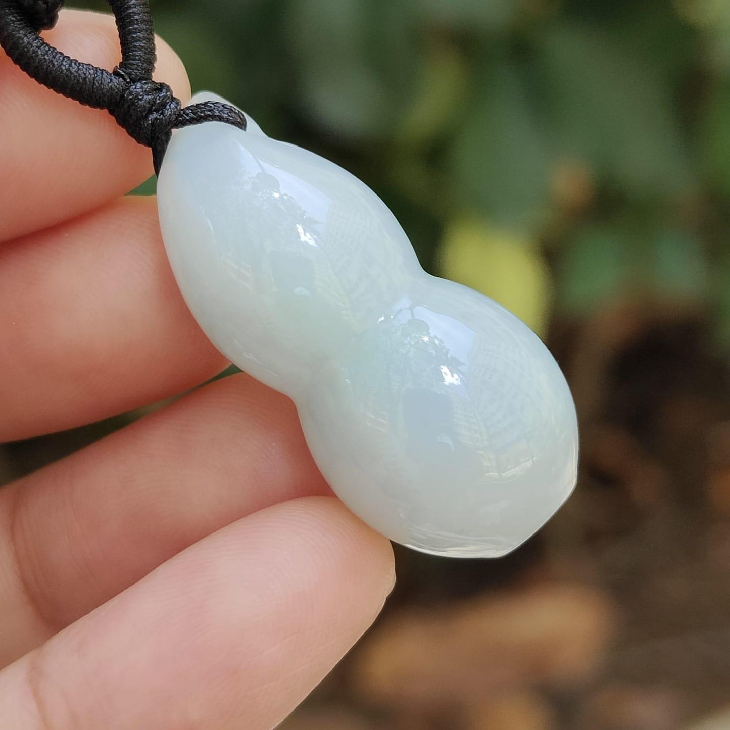 Water Energy Gourd Pendant 💧- Office Harmony (Sku: pendant437) Yi Pin Qian Jadeites Jade Jewelry ~Your Precious Quintessential ~ Singapore