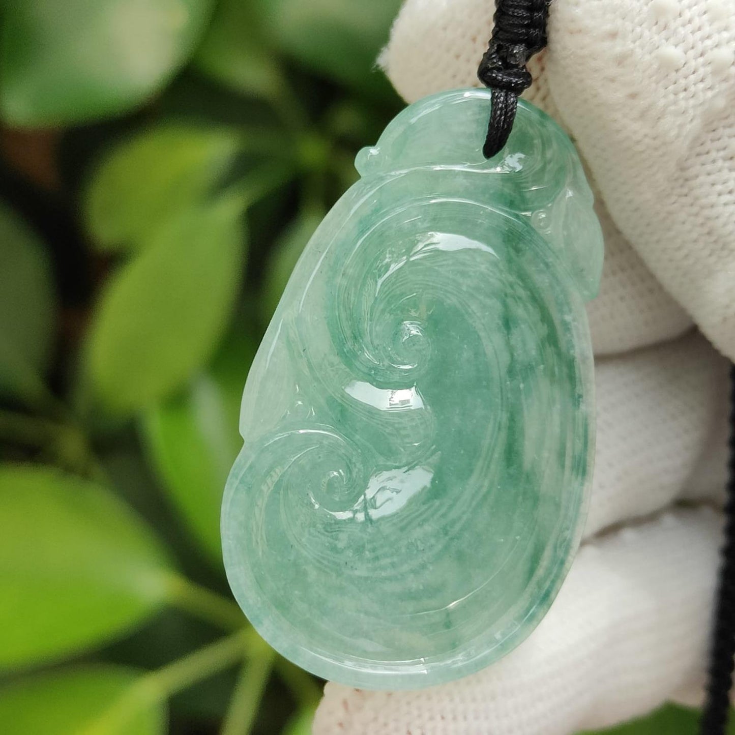 🍃 Jade Ruyi of Balanced Elements - Wood's Wisdom, Water's Flow (Sku: pendant426) Yi Pin Qian Jadeites Jade Jewelry ~Your Precious Quintessential ~ Singapore