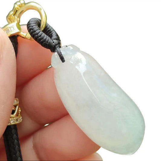 ⚖️ Harmony Gourd Jadeite Pendant - Feng Shui 2.0 for Urban Jungles ⚖️ (Sku: pendant411) Yi Pin Qian Jadeites Jade Jewelry ~Your Precious Quintessential ~ Singapore