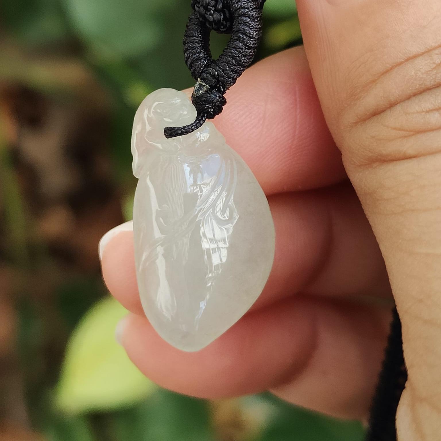 Natural Type A Jadeite Pendant: Three Legs Toad with Fugua (Sku: pendant430) Yi Pin Qian Jadeites Jade Jewelry ~Your Precious Quintessential ~ Singapore